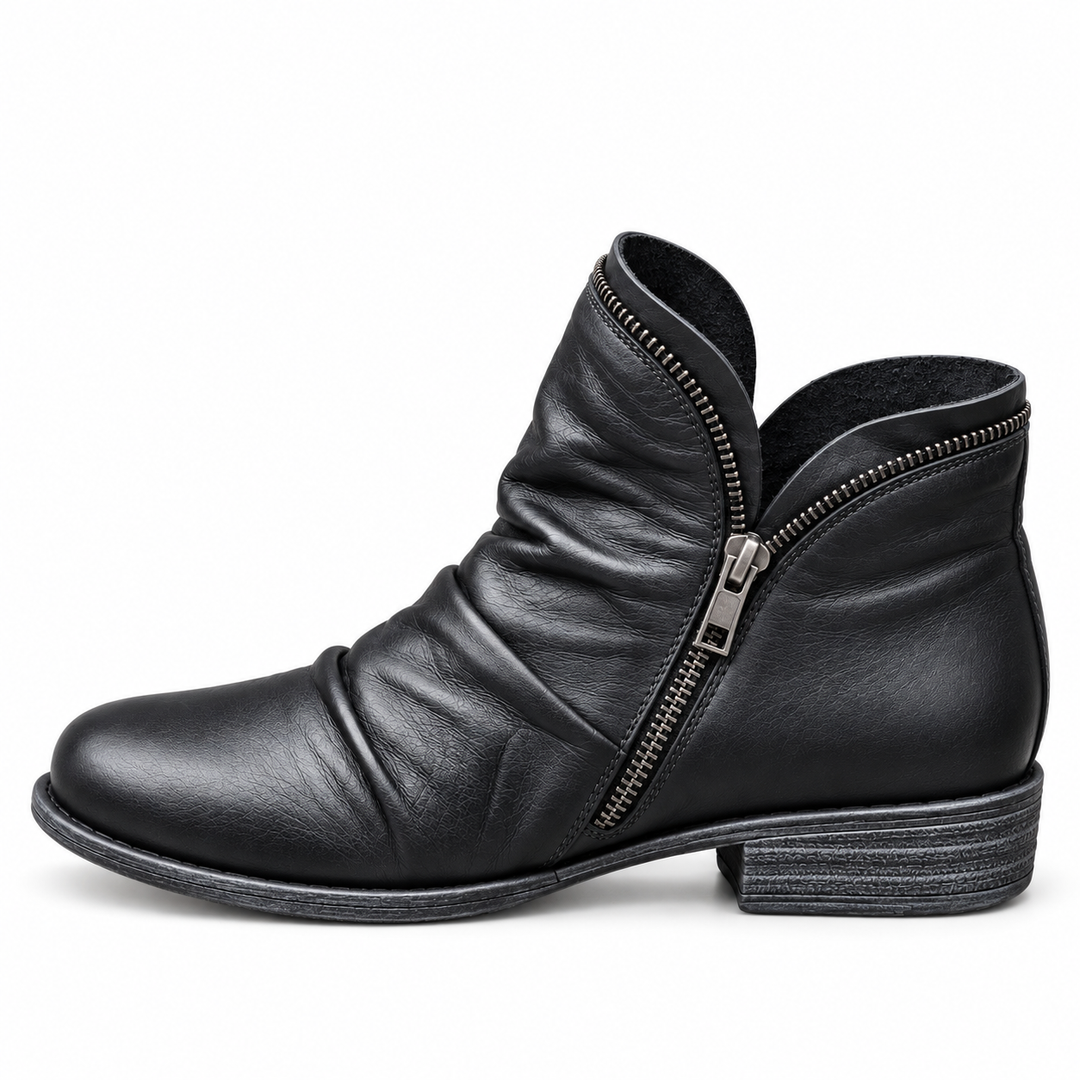 DELACROIX | Bottines Souples Zippées Marie