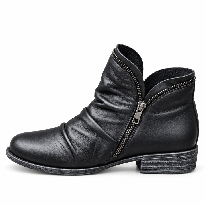 DELACROIX | Bottines Souples Zippées Marie