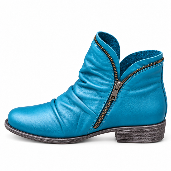 DELACROIX | Bottines Souples Zippées Marie