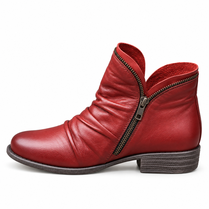 DELACROIX | Bottines Souples Zippées Marie