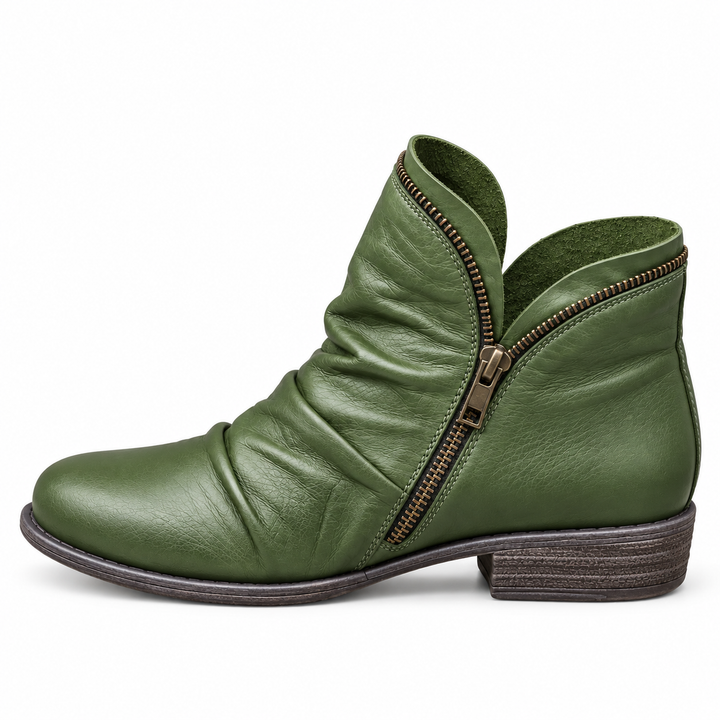 DELACROIX | Bottines Souples Zippées Marie