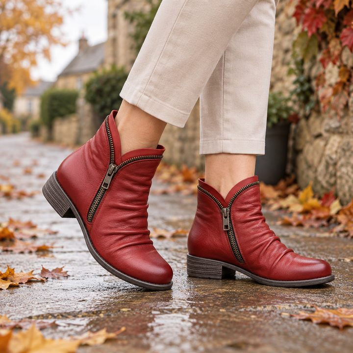 DELACROIX | Bottines Souples Zippées Marie