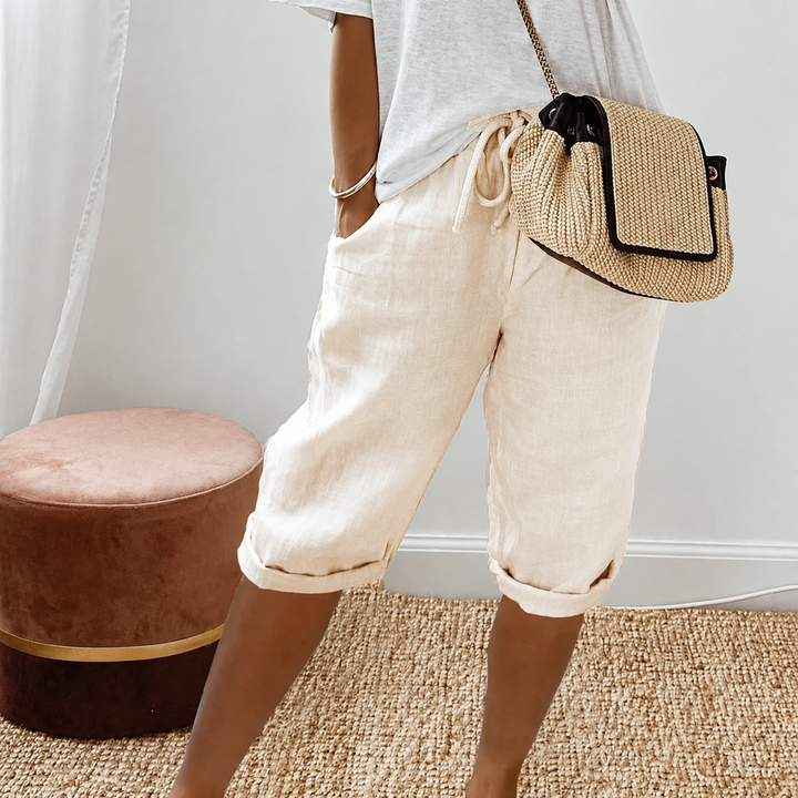 DEALCROIX | Shorts Capri à Cordon Camille