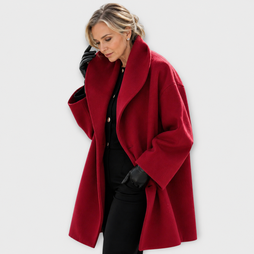 DELACROIX | Manteau Oversize Col Châle Monique