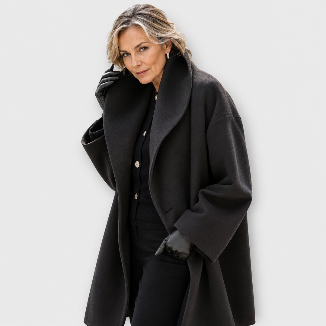 DELACROIX | Manteau Oversize Col Châle Monique