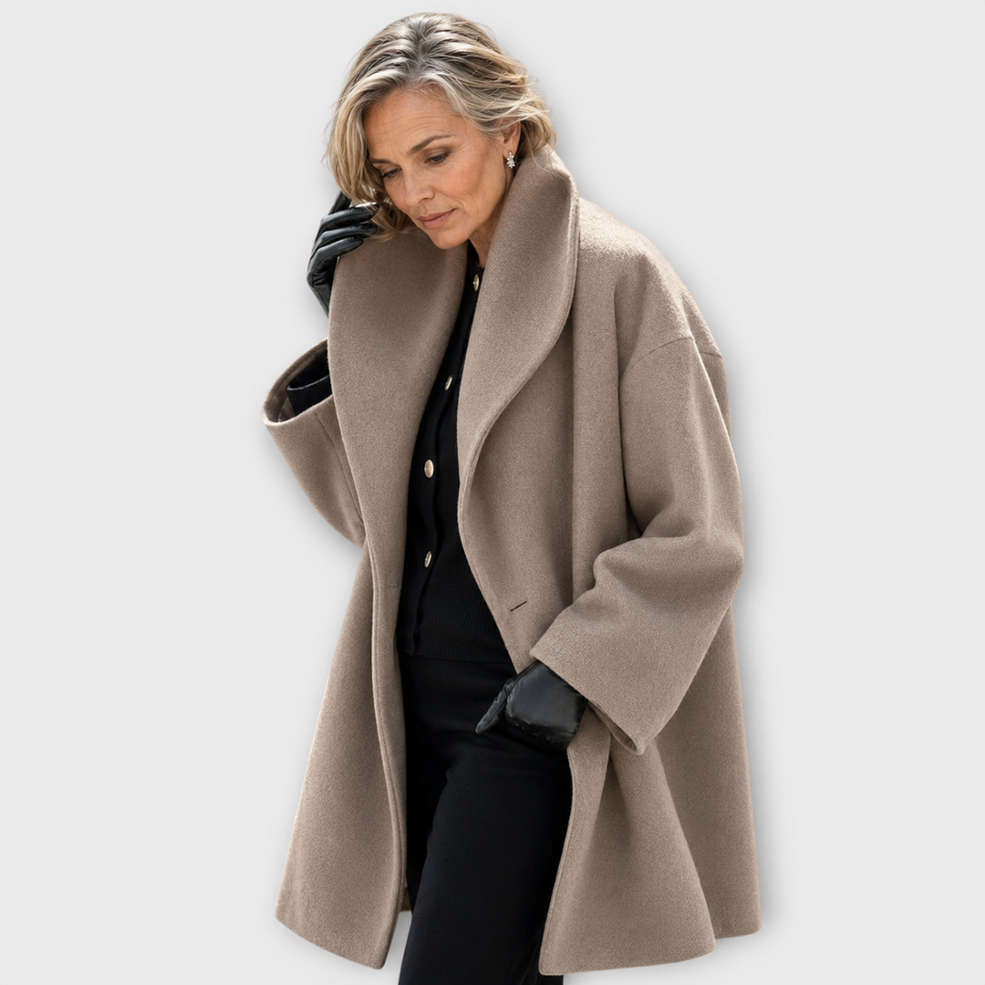 DELACROIX | Manteau Oversize Col Châle Monique