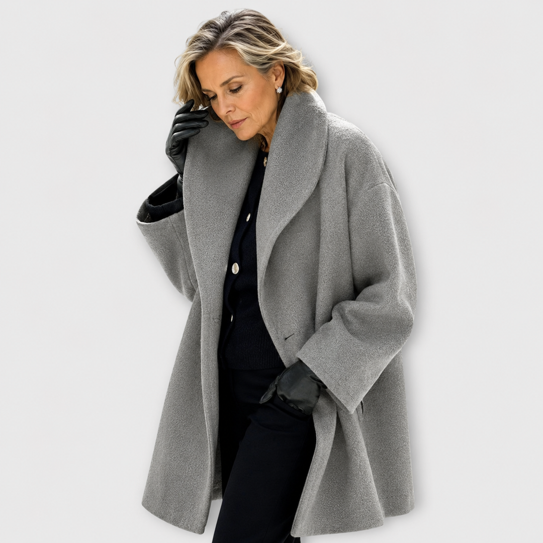 DELACROIX | Manteau Oversize Col Châle Monique
