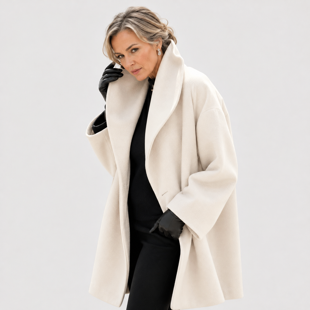 DELACROIX | Manteau Oversize Col Châle Monique