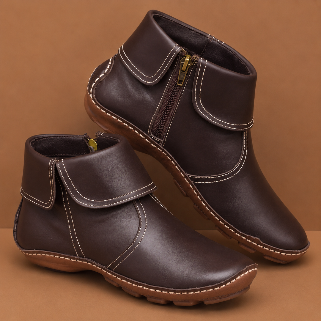 DELACROIX | Bottines Confort Zippées Charlotte