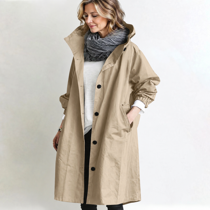 DELACROIX | Manteau Long à Capuche pour Femme Brigitte