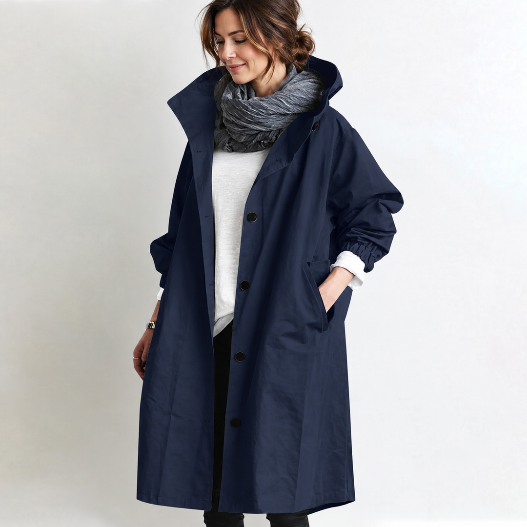 DELACROIX | Manteau Long à Capuche pour Femme Brigitte