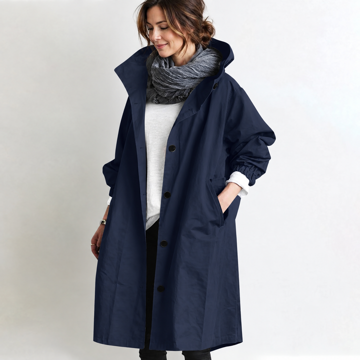 DELACROIX | Manteau Long à Capuche pour Femme Brigitte