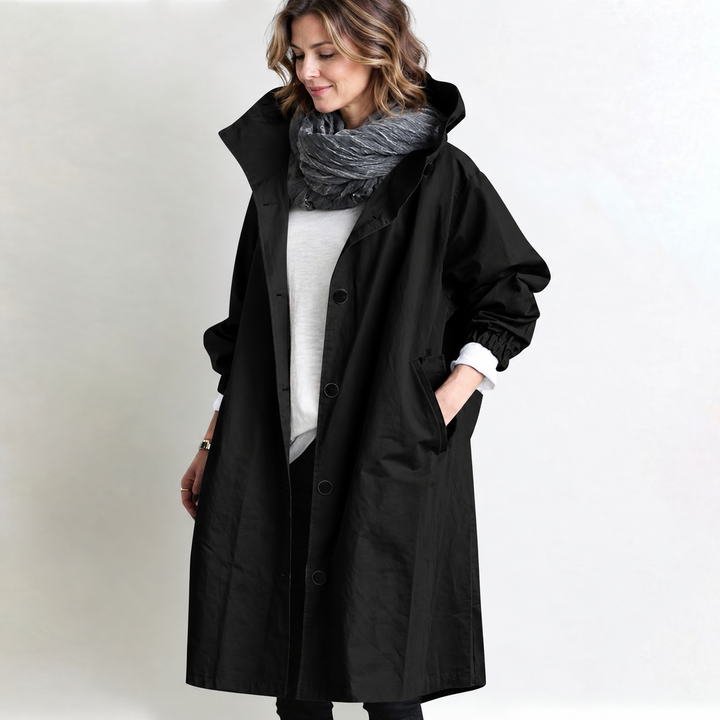 DELACROIX | Manteau Long à Capuche pour Femme Brigitte