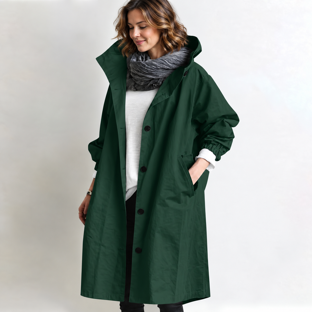 DELACROIX | Manteau Long à Capuche pour Femme Brigitte