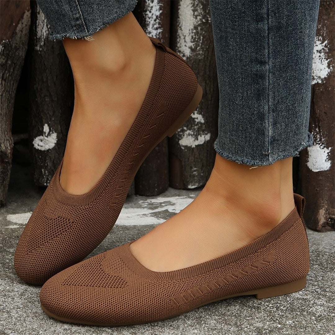 DELACROIX | Ballerines Souples en Maille Brigitte