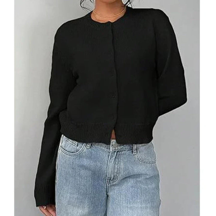 DELACROIX | Cardigan Classique Col Rond Brigitte