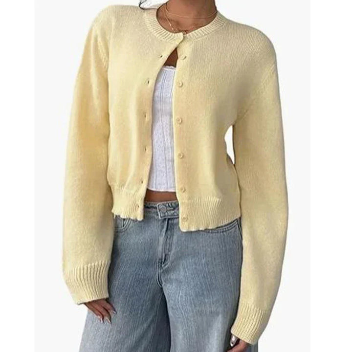 DELACROIX | Cardigan Classique Col Rond Brigitte
