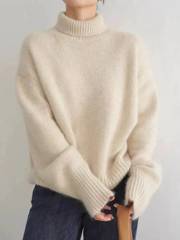 DELACROIX | Pull Col Roulé Oversize Nathalie