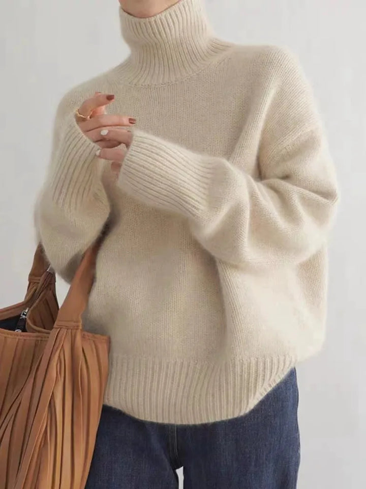 DELACROIX | Pull Col Roulé Oversize Nathalie