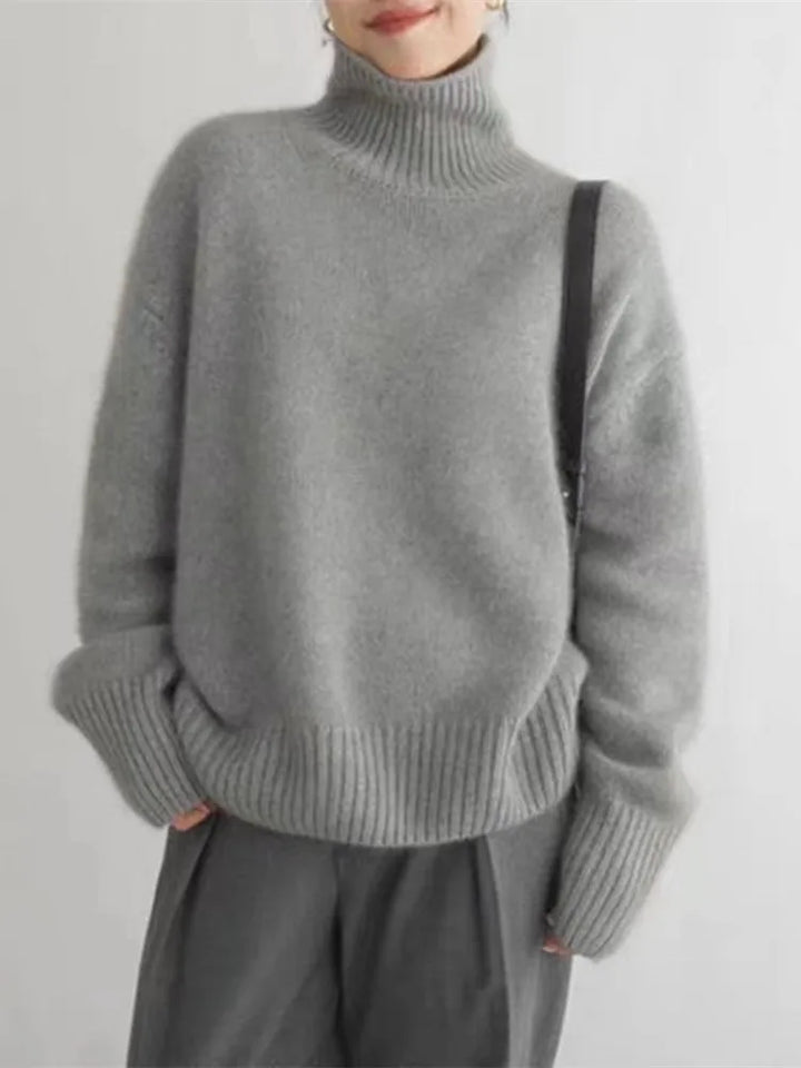 DELACROIX | Pull Col Roulé Oversize Nathalie