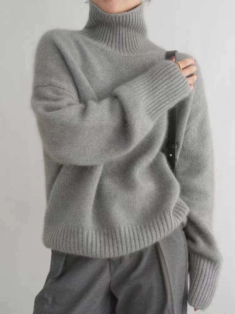 DELACROIX | Pull Col Roulé Oversize Nathalie