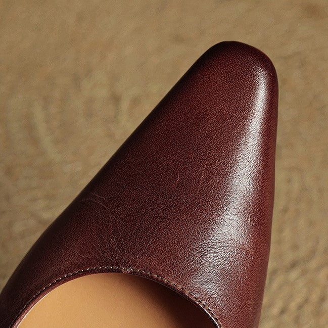 DELACROIX | Escarpins Slingback en Cuir Élina