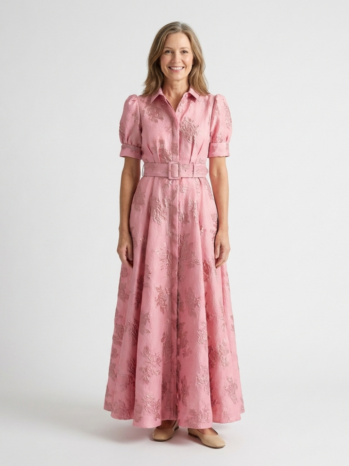 DELACROIX | Robe chemise maxi florale Xanthea