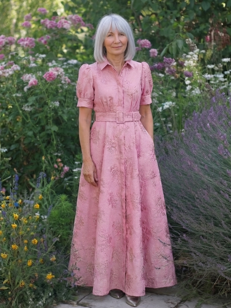 DELACROIX | Robe chemise maxi florale Xanthea