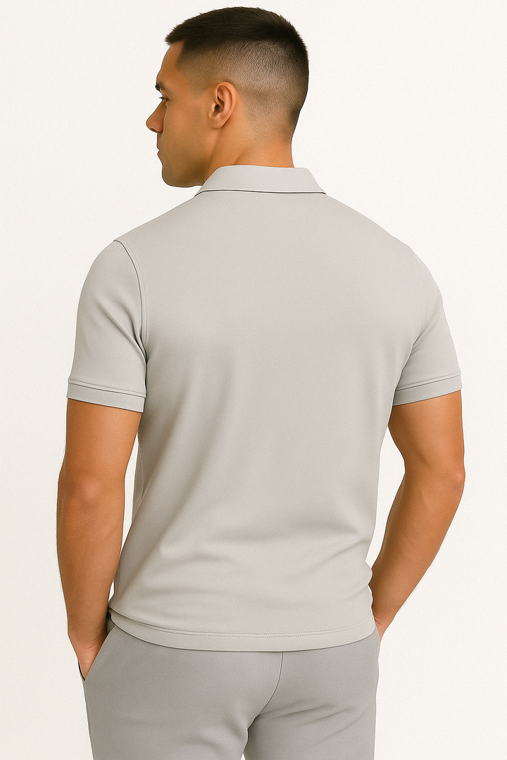 DELACROIX | POLO MODERNE AVEC ZIP MI-HAUT