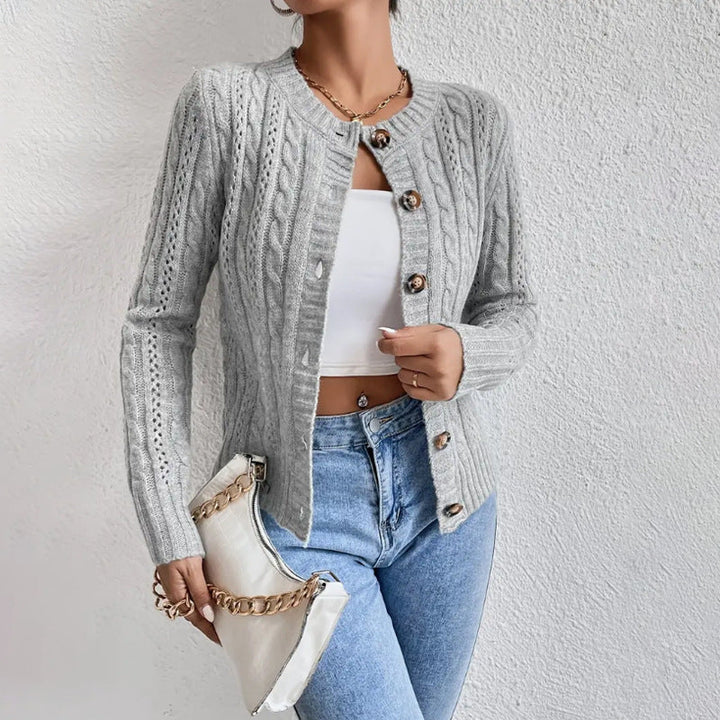 DELACROIX | Cardigan Court Torsadé Nicole