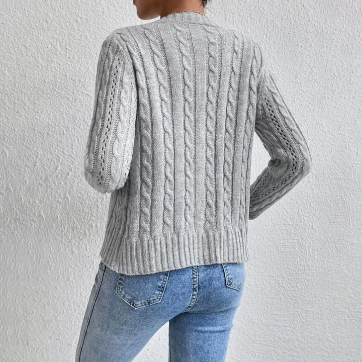 DELACROIX | Cardigan Court Torsadé Nicole