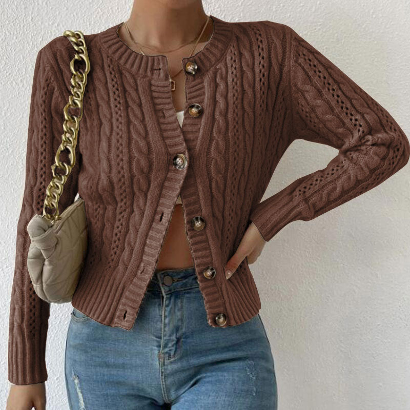 DELACROIX | Cardigan Court Torsadé Nicole