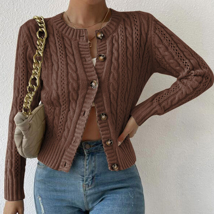 DELACROIX | Cardigan Court Torsadé Nicole