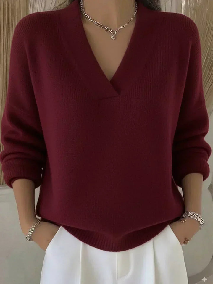 DELACROIX | Pull Col V Profond Lucie