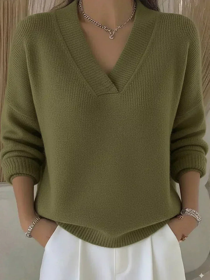 DELACROIX | Pull Col V Profond Lucie