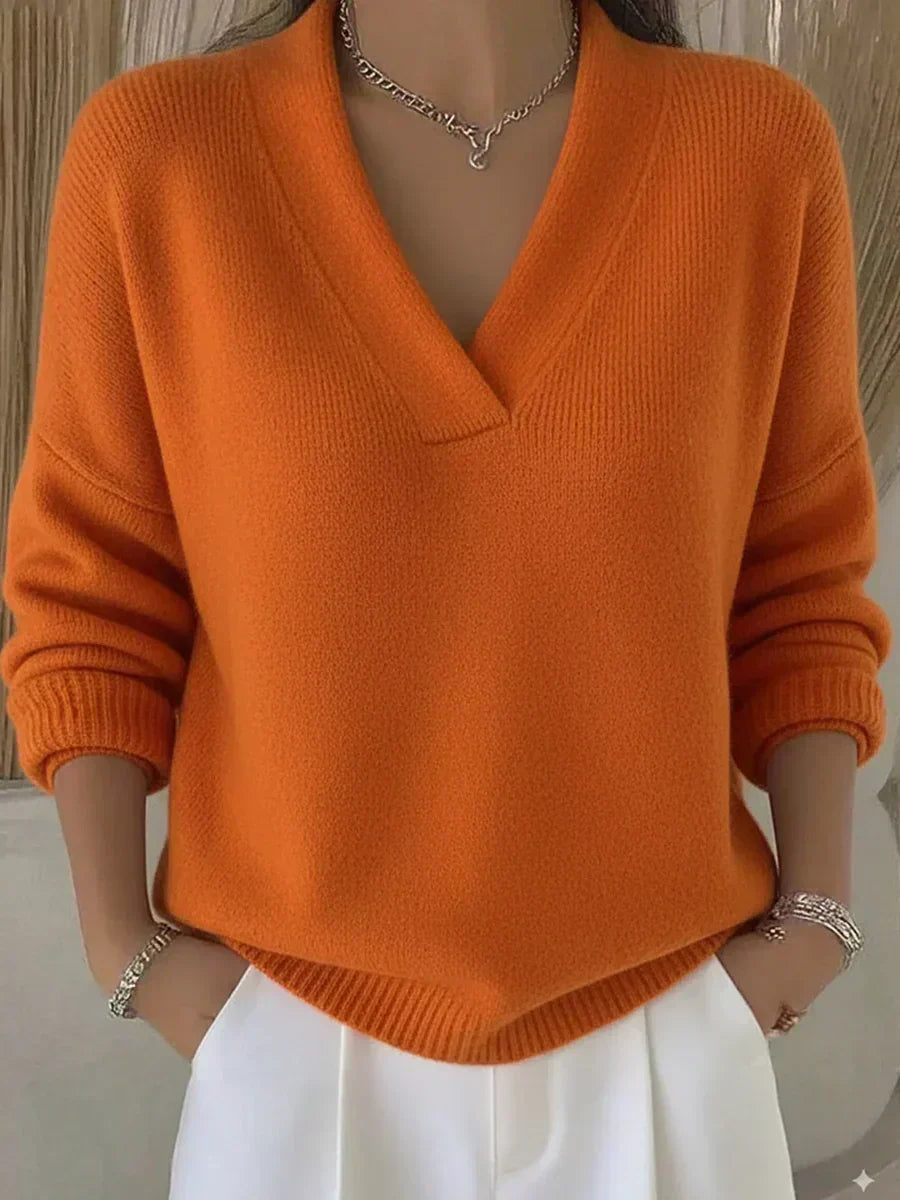 DELACROIX | Pull Col V Profond Lucie