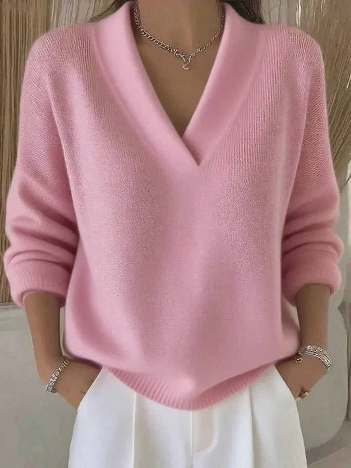 DELACROIX | Pull Col V Profond Lucie