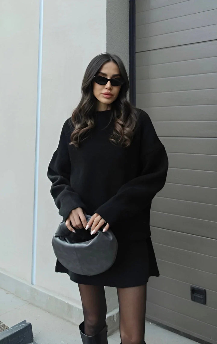 DELACROIX | ENSEMBLE MAILLE PULL ET JUPE