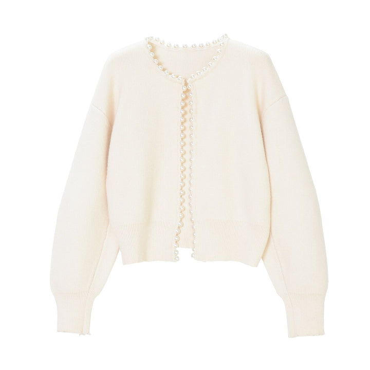 DELACROIX | Cardigan Bordure Perles Manon
