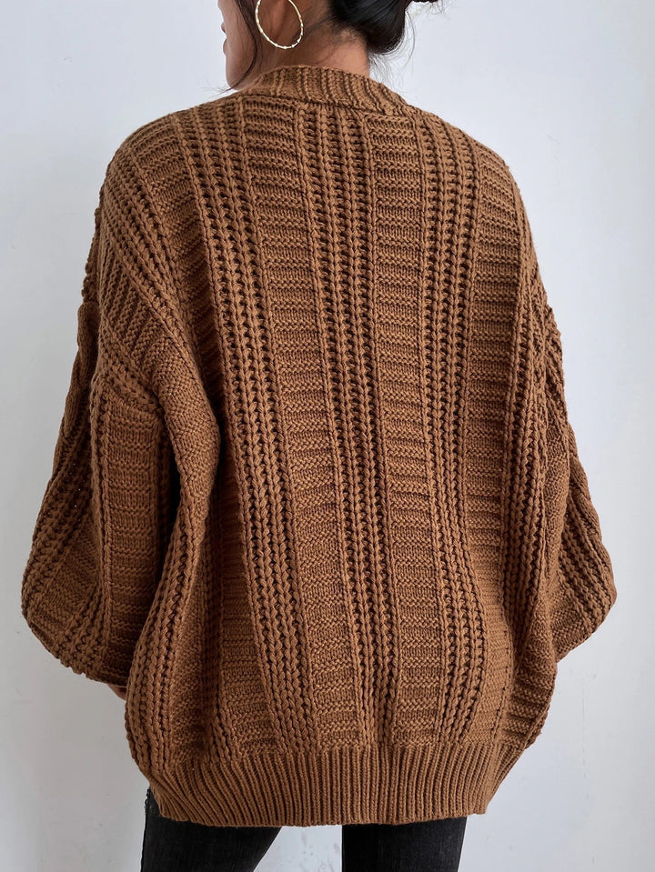 DELACROIX | Cardigan Oversize Torsadé Pauline