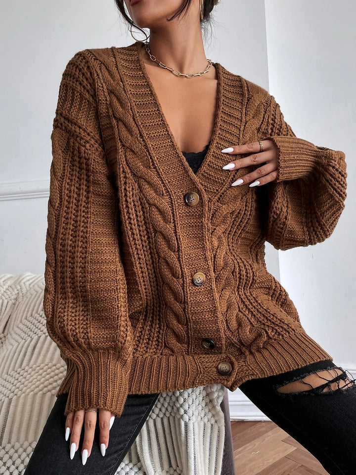 DELACROIX | Cardigan Oversize Torsadé Pauline