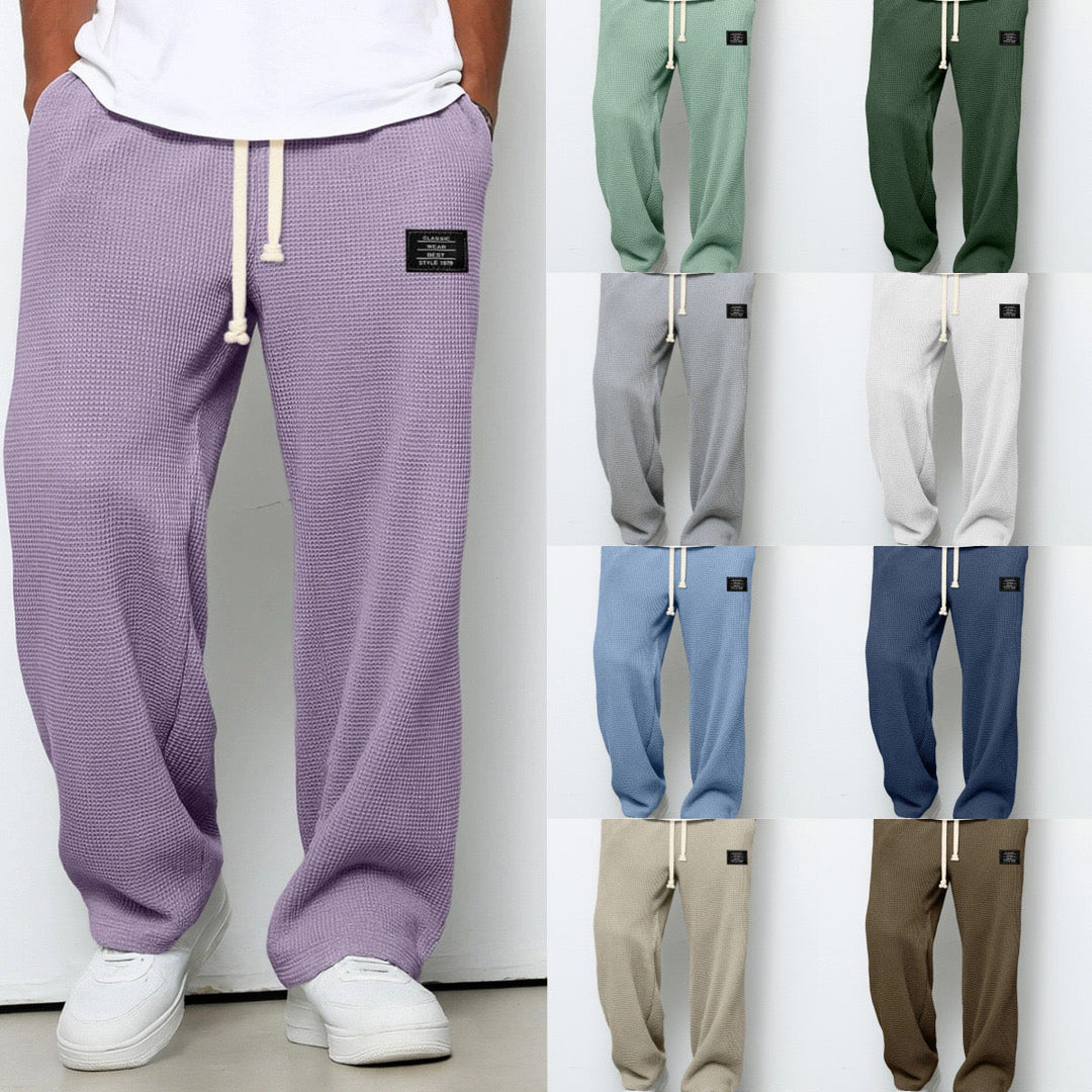 DELACROIX | Pantalon Ample Maille Gaufrée Jacques