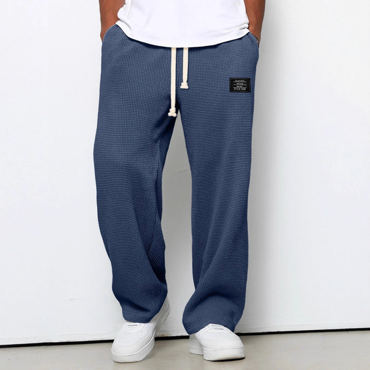 DELACROIX | Pantalon Ample Maille Gaufrée Jacques