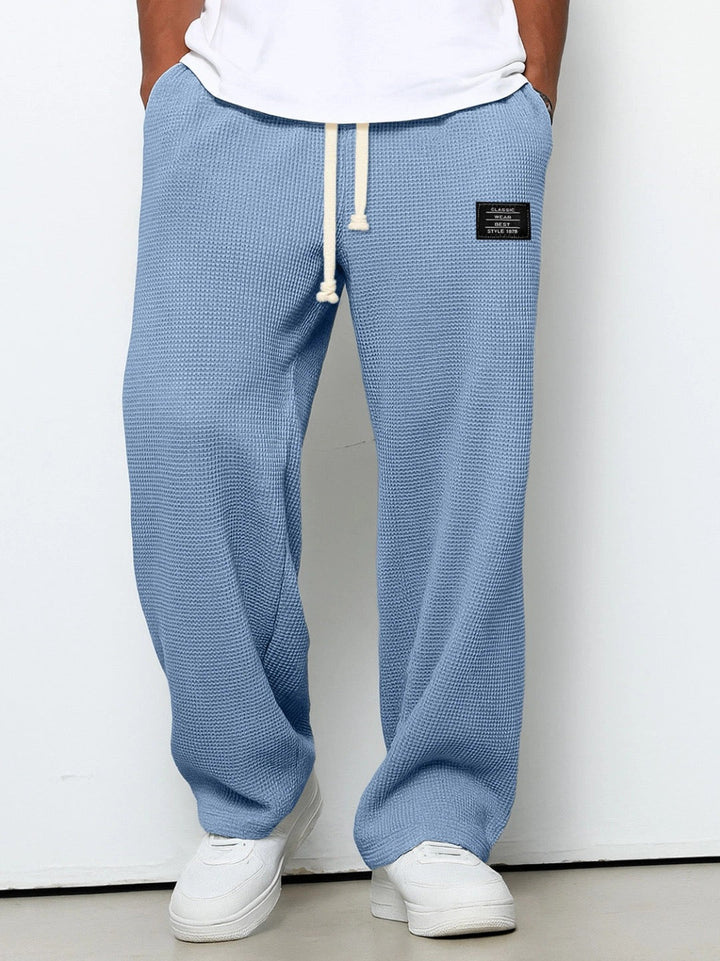 DELACROIX | Pantalon Ample Maille Gaufrée Jacques