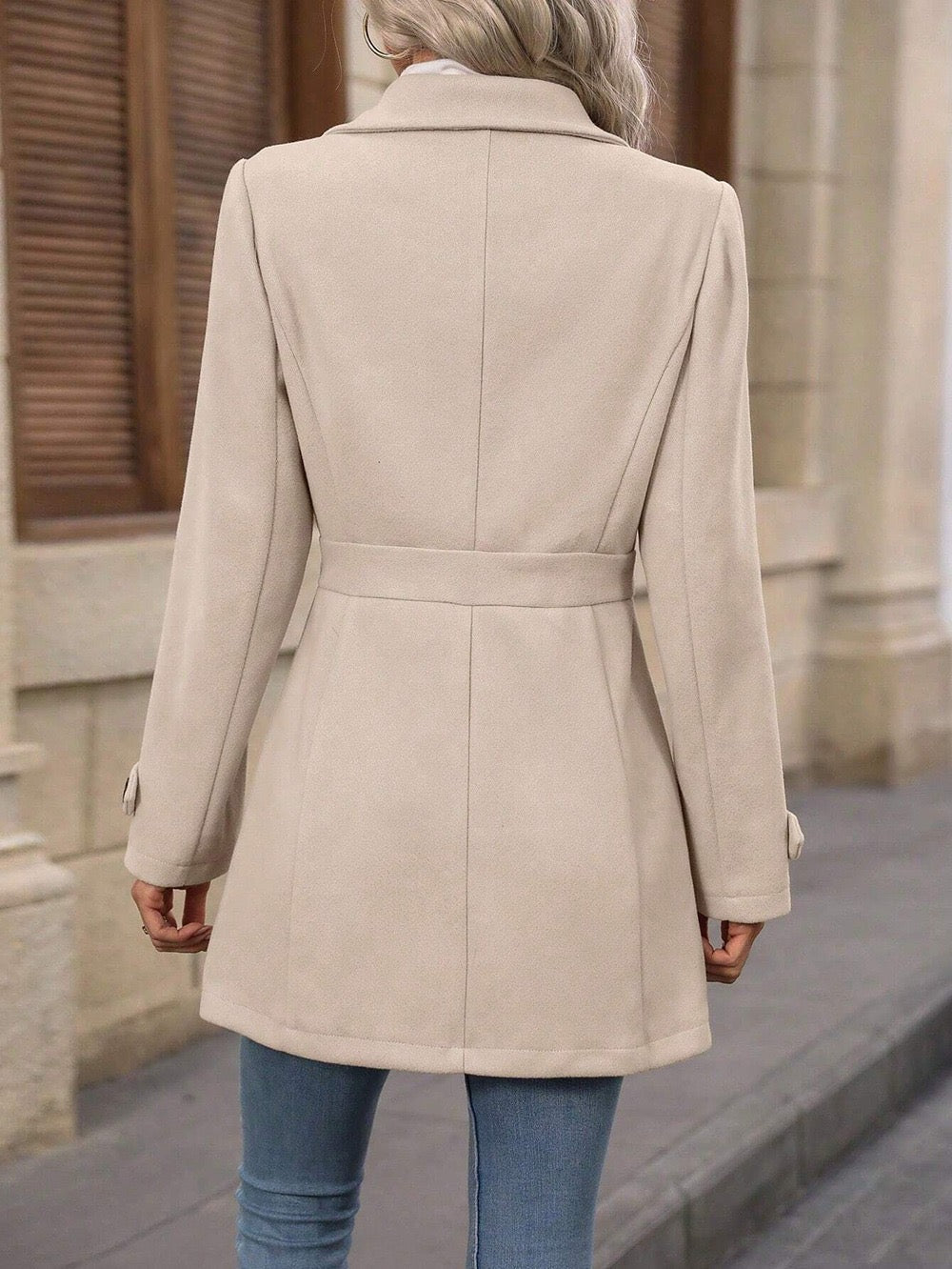 DELACROIX | Manteau Ceinturé Élégant Christine