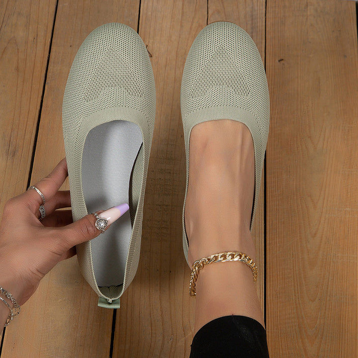 DELACROIX | Ballerines Souples en Maille Brigitte