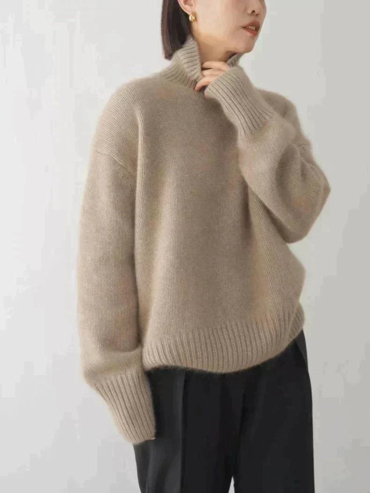 DELACROIX | Pull Col Roulé Oversize Nathalie