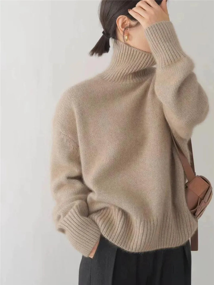 DELACROIX | Pull Col Roulé Oversize Nathalie