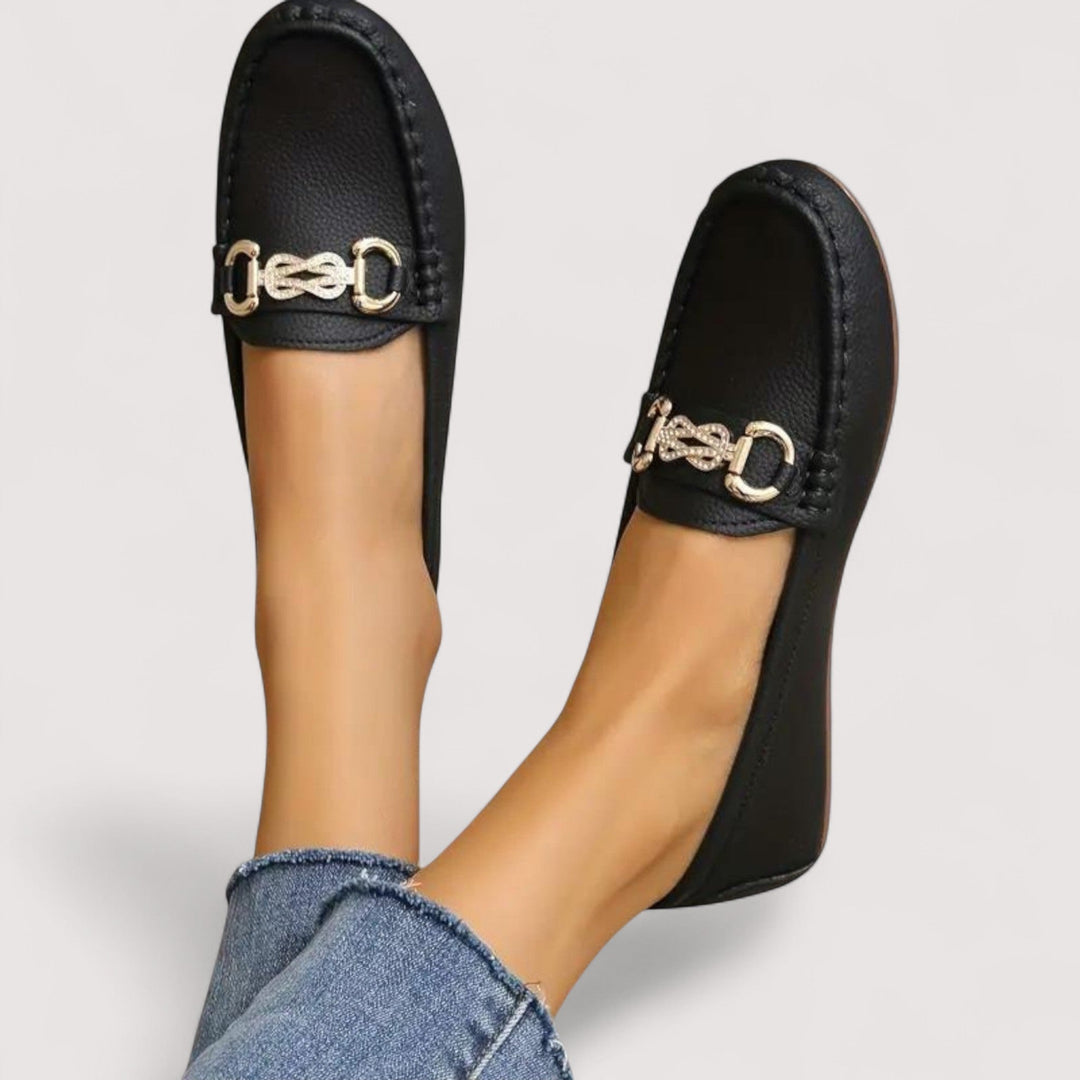 DELACROIX | Mocassins Souples Mors Doré Chloé