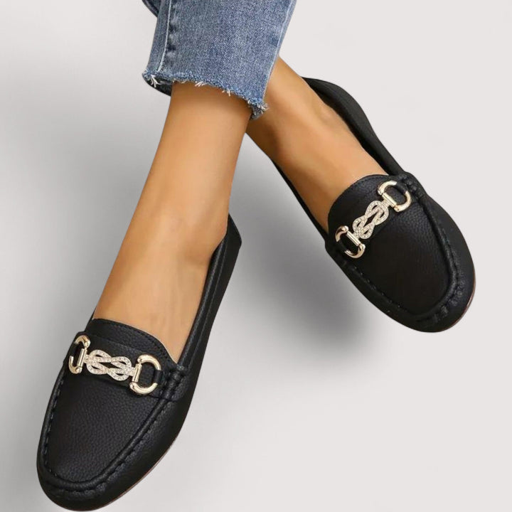 DELACROIX | Mocassins Souples Mors Doré Chloé